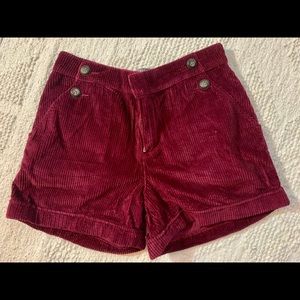 NWOT Anthropologie Corduroy Shorts 10